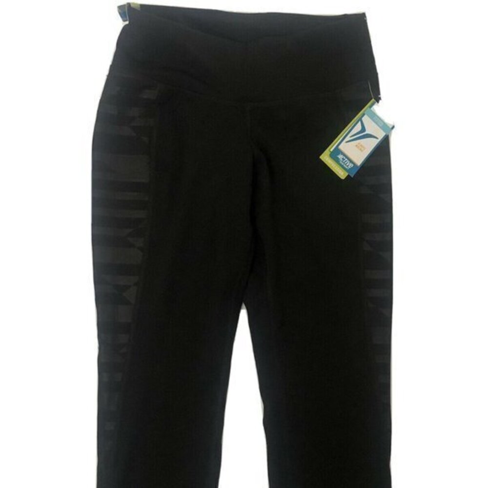 Old Navy Women’s Crop Leggings XS Black Compressio